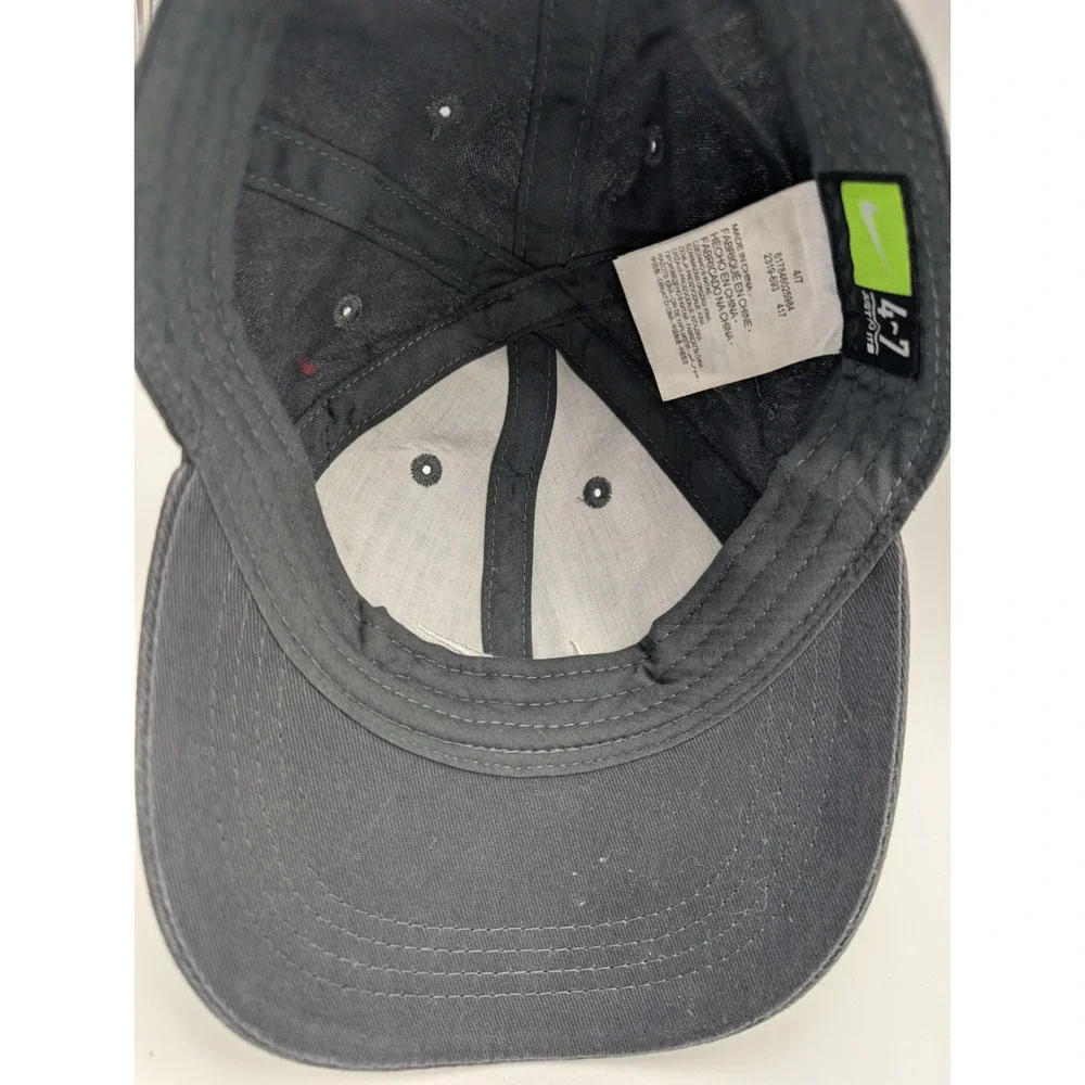 Nike Kids Heritage86 Adjustable Swoosh Hat Black 4-7 2319-693